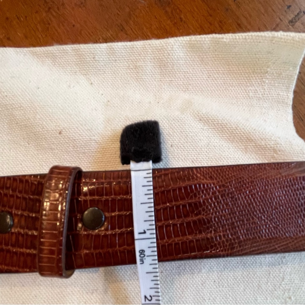 James Reid Genuine Lizard Belt Strap - Picture 11 of 13